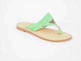 Womens Timberland EK 8166B Light Green Leather Light Summer Thongs Flip Flops